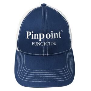 Pinpoint Fungicide Snapback Trucker Hat Blue One Size Mesh Back Outdoor